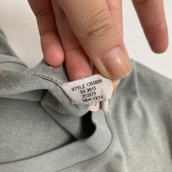 Under Armour T Shirt Womens L Large Gray Tech V Neck Tee Athletic Short Sleeve - Picture 9 of 11